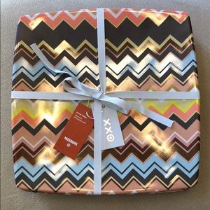 NWT MISSONI for Target Square Melamine Plates (4)